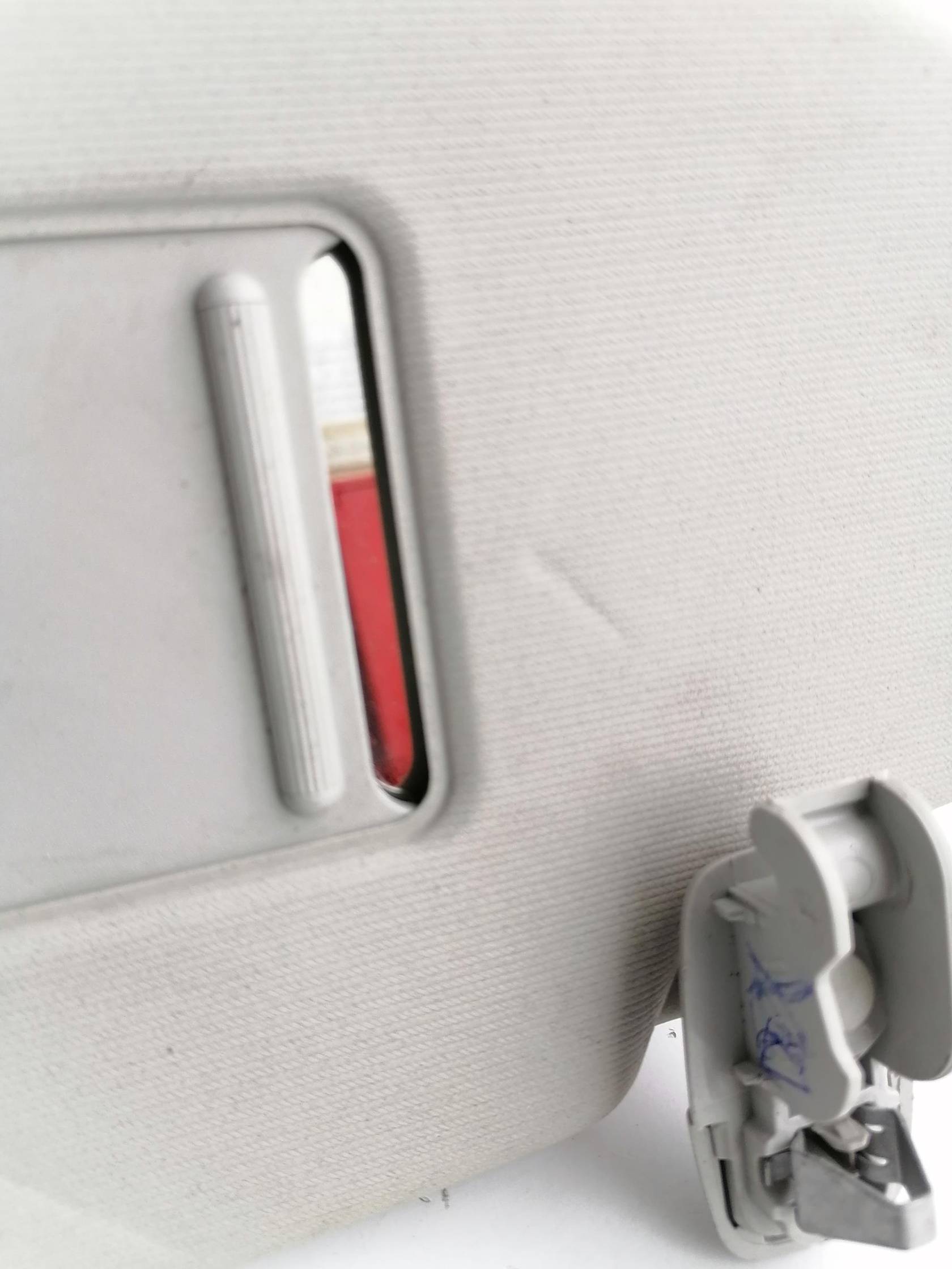 Aletta parasole parabrezza dx.